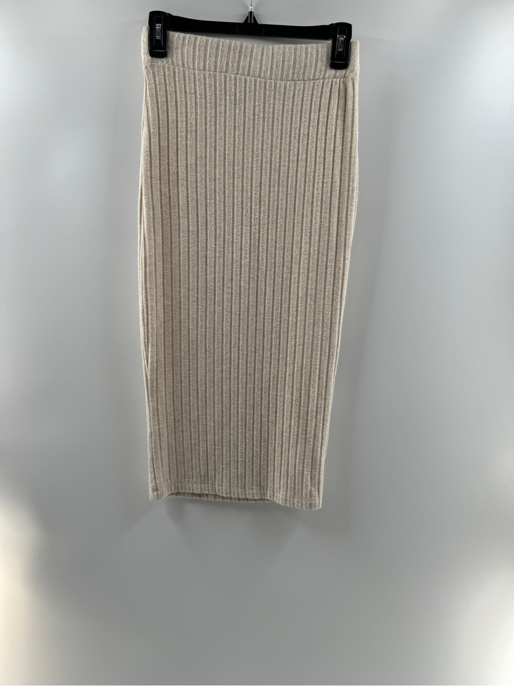 Universal Thread Cream Ribbed Midi Pencil Skirt – Women’s XS